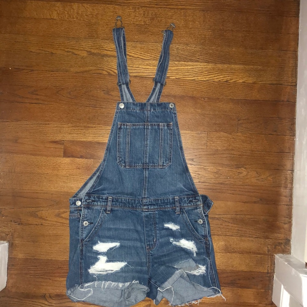American Eagle denim overalls size small